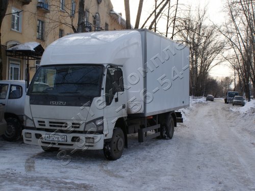 Автофургон ISUZU-NPR 75 ( Исузу / Исудзу ) LK / LL / LM с закабинным спальником